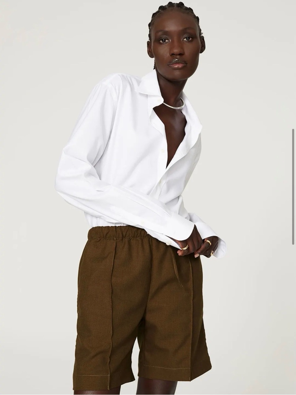 Women's Wool Tailored Bermuda Shorts